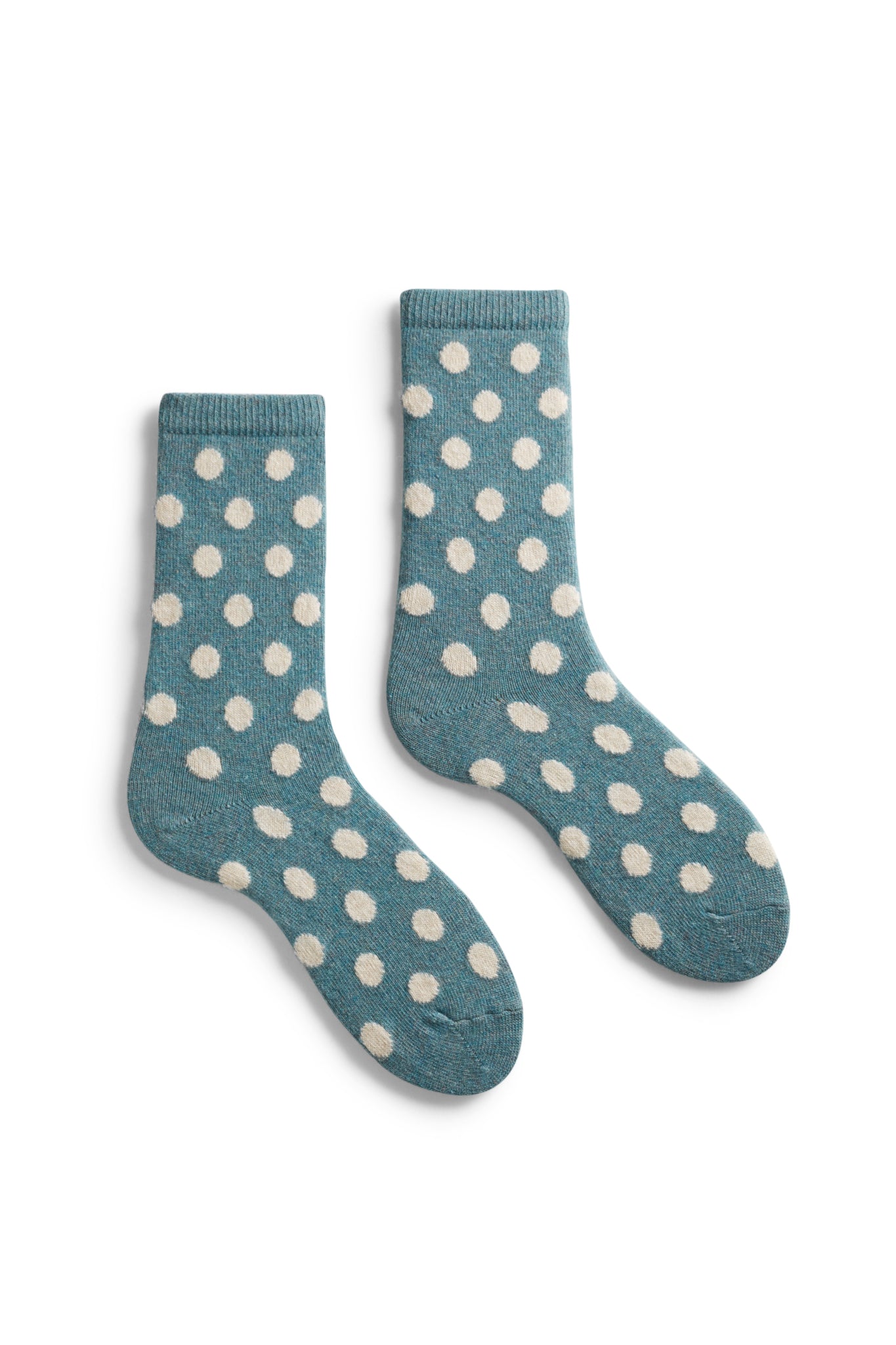 lisa b. wool cashmere women socks | dot crew in mineral