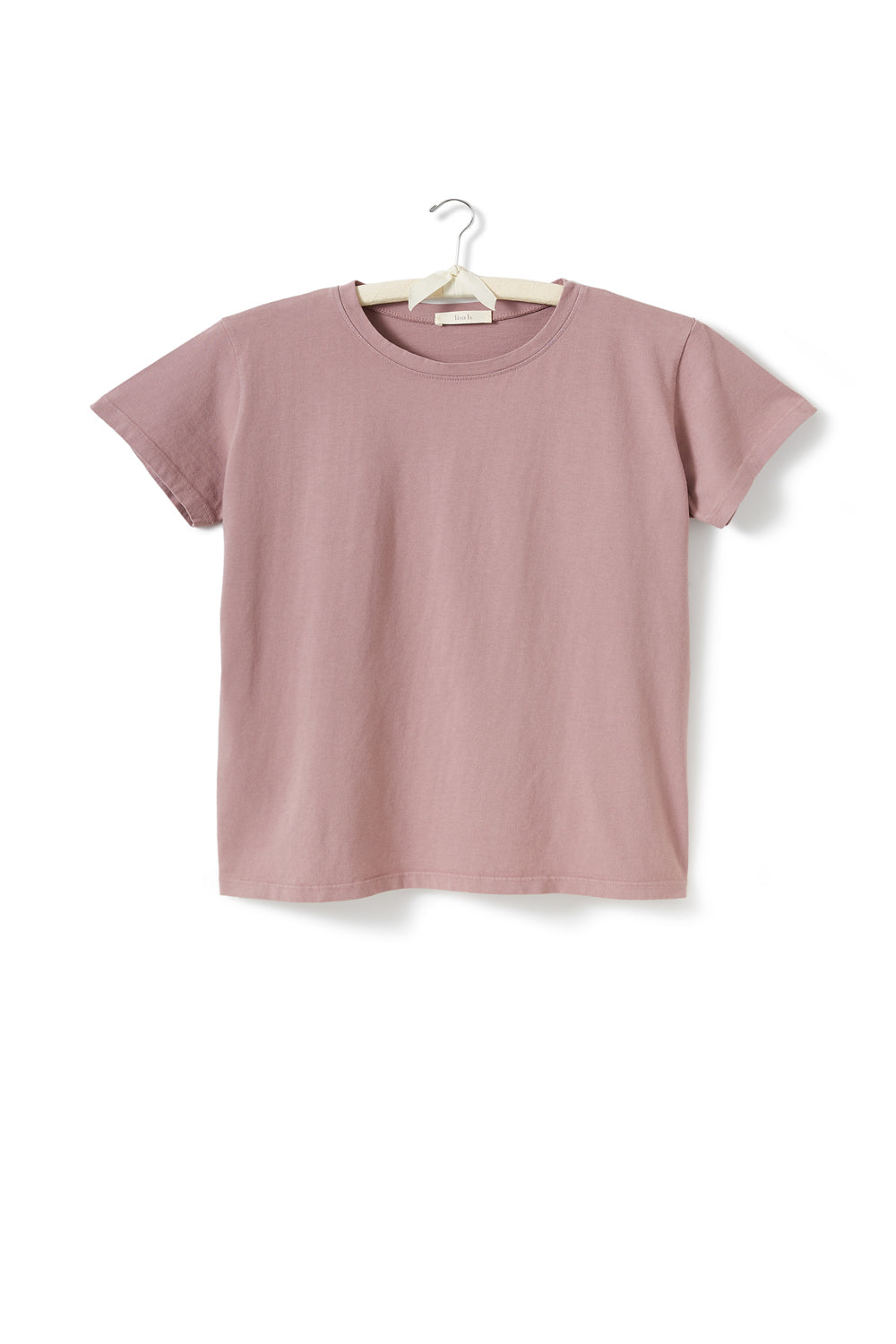 cropped short sleeve relaxed crew neck tee shirt