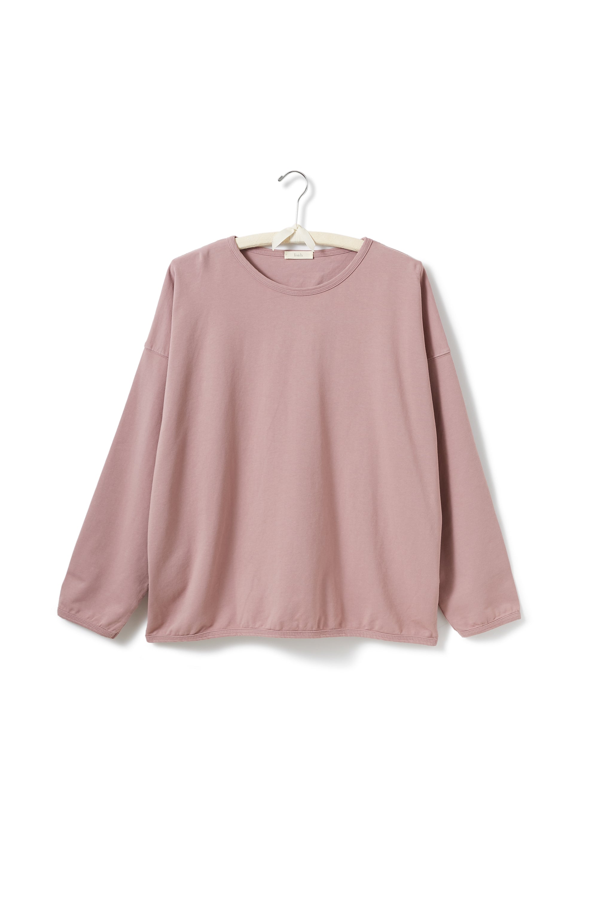 lounge shirt Cotton Knits lisa b. rosewood one size