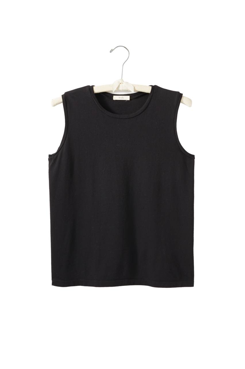 muscle tee shirt Cotton Knits lisa b. black x-small (0-2)