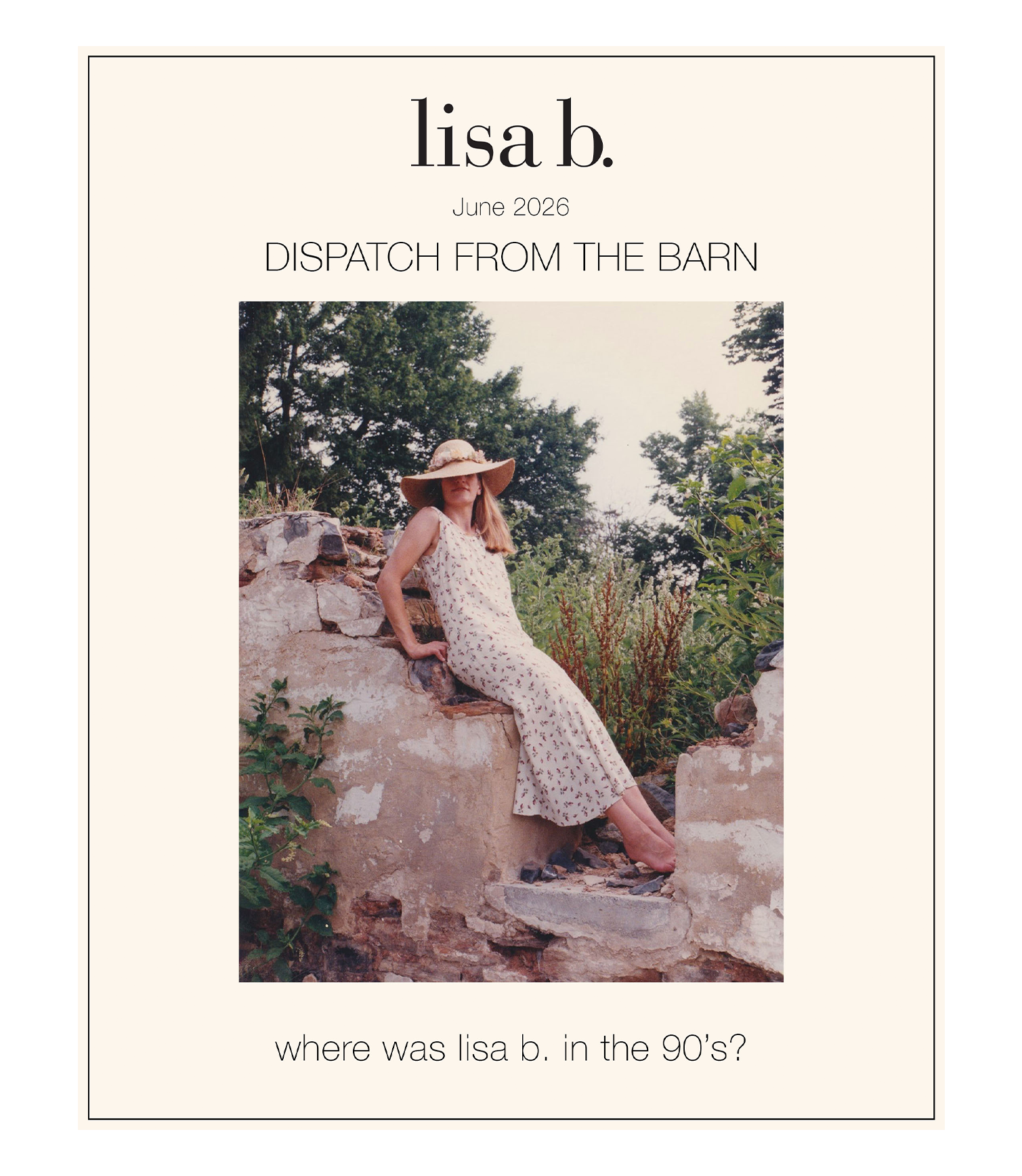 Where was lisa b. in the 90's?