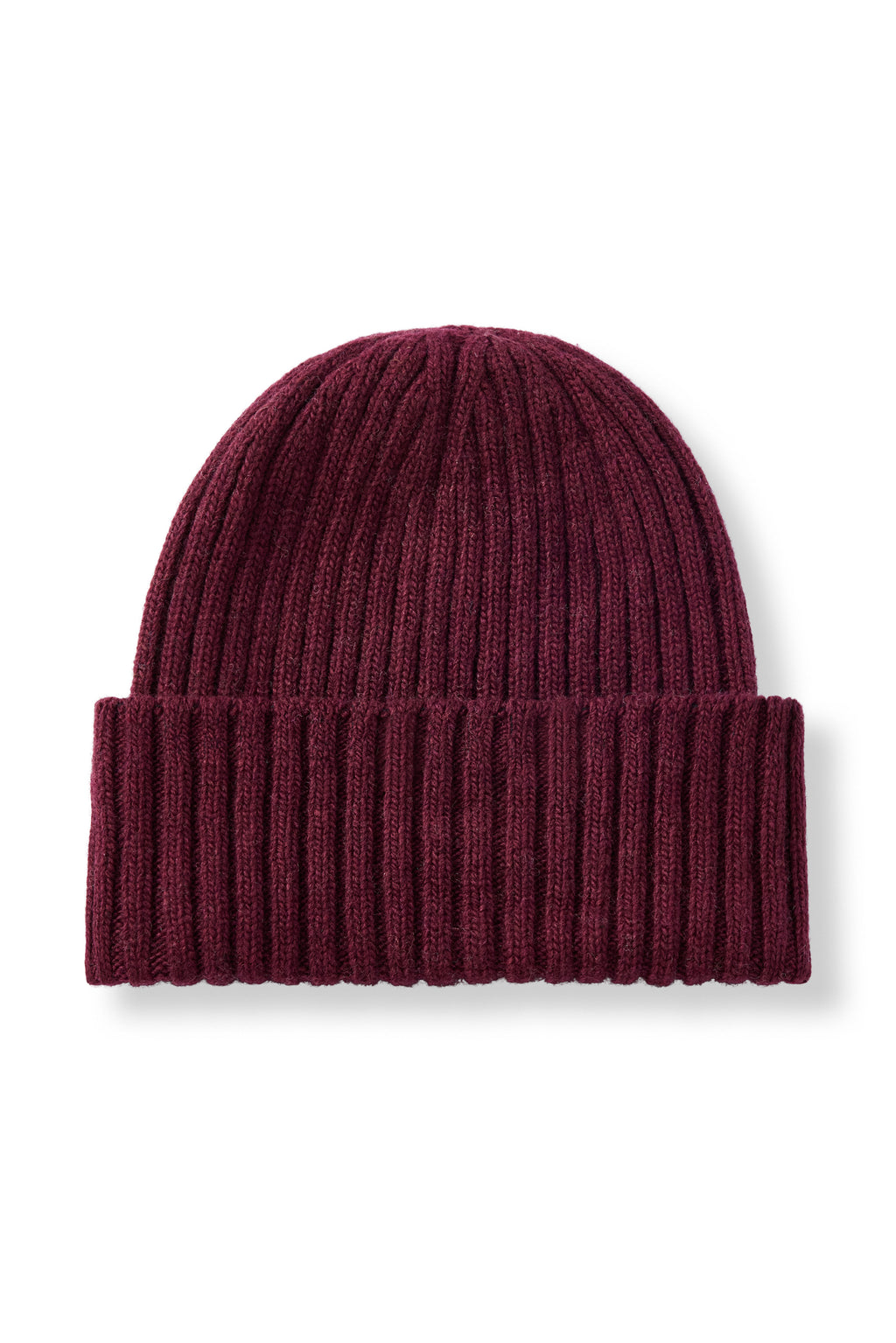 wool cashmere knit hat | wide stripe
