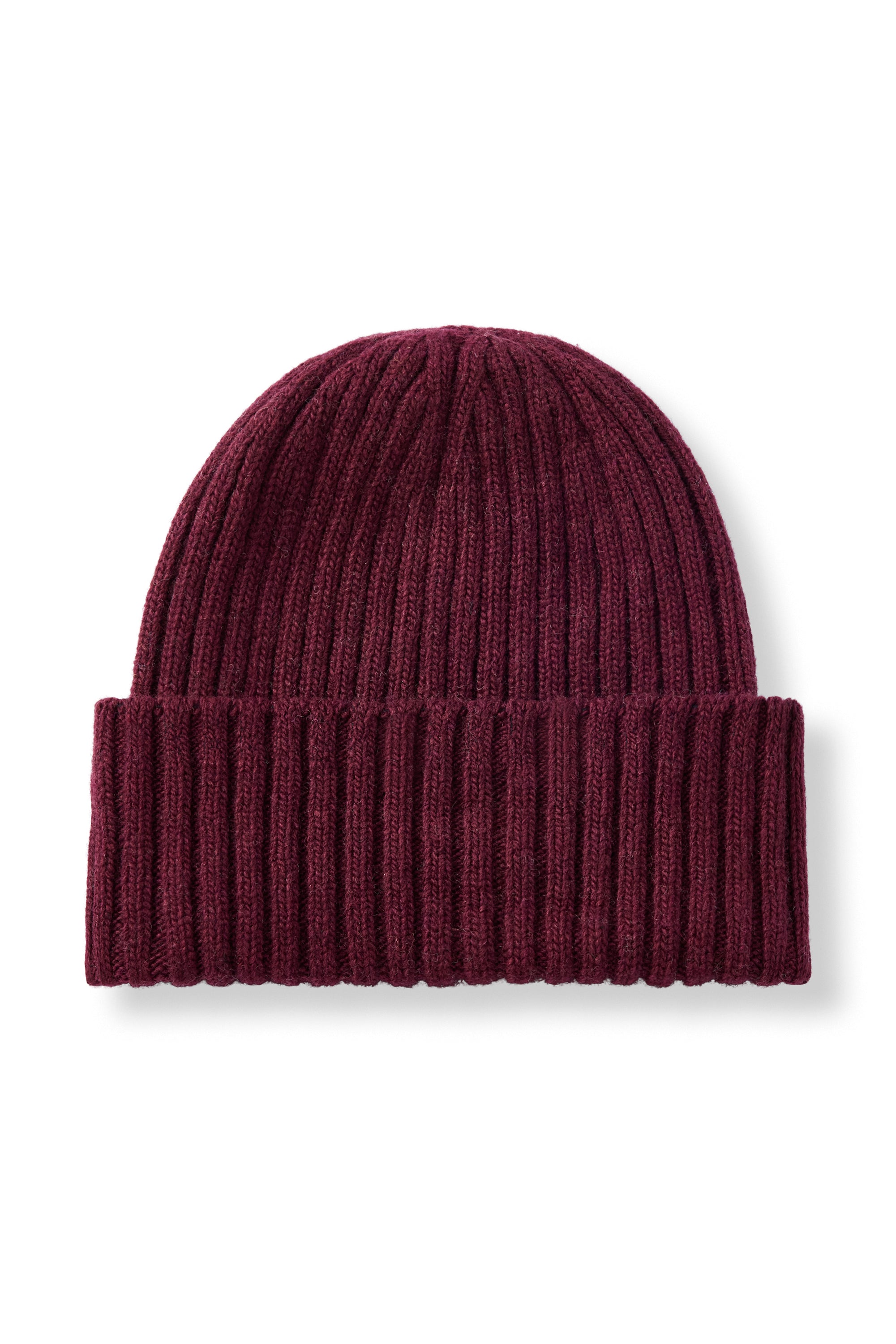 wool cashmere knit hat | wide stripe