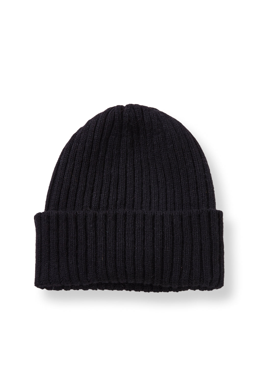 wool cashmere knit hat | wide stripe