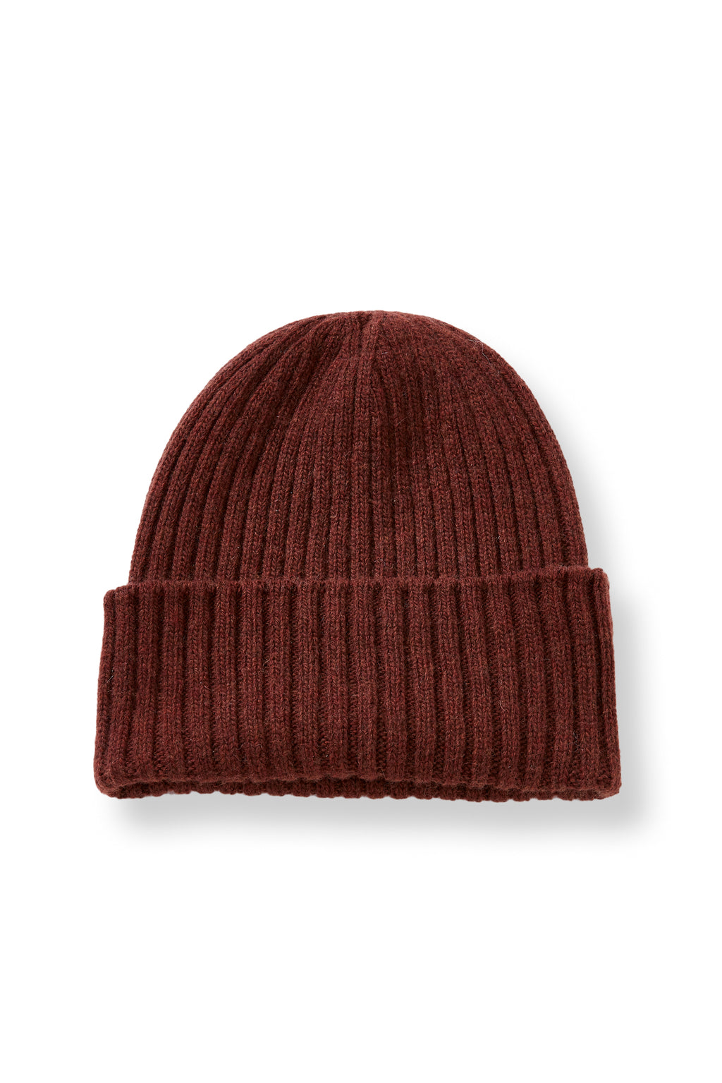 wool cashmere knit hat | wide stripe