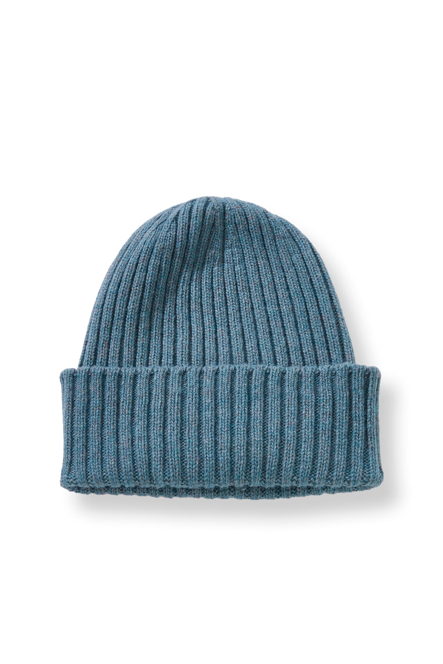 wool cashmere knit hat | wide stripe