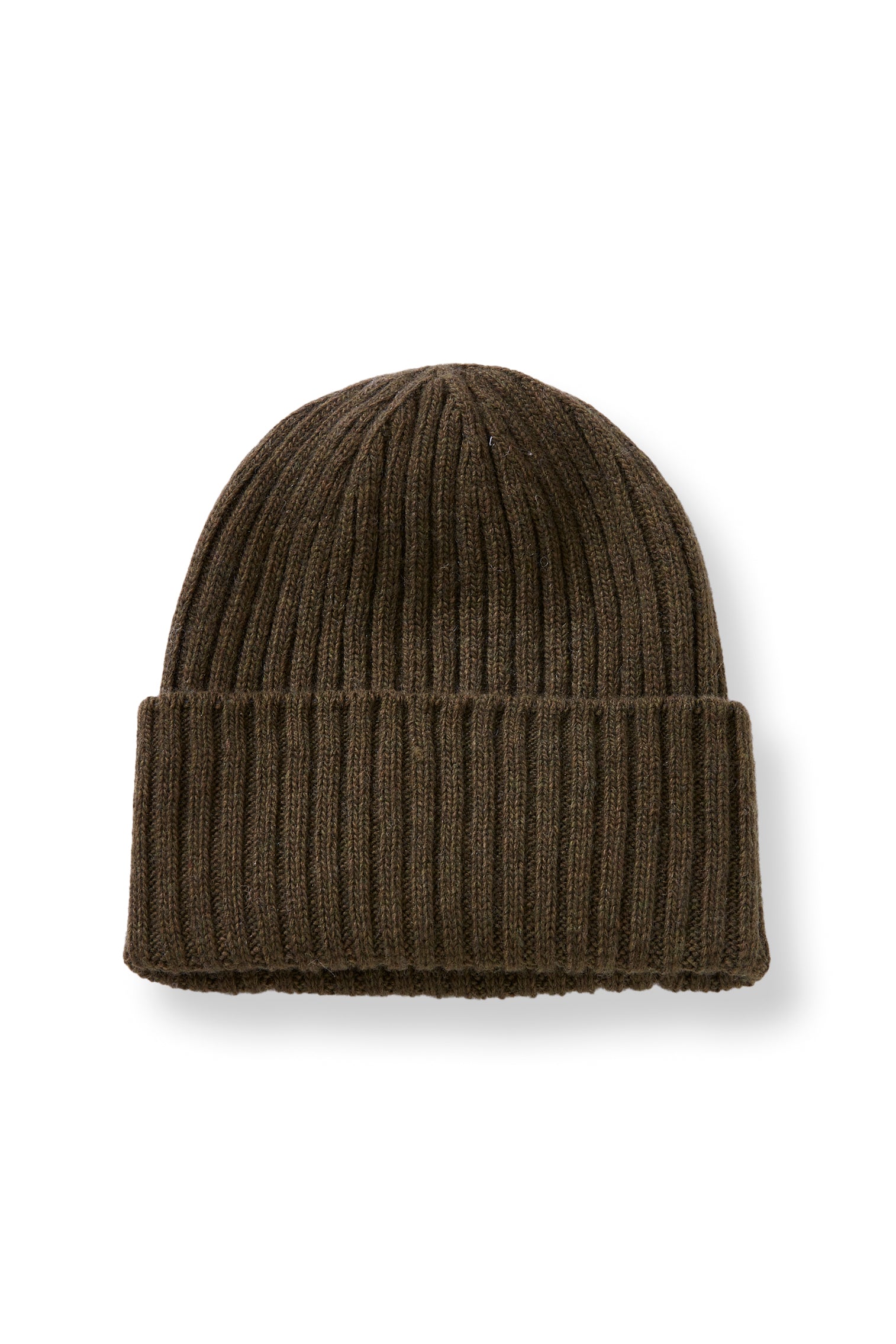 wool cashmere knit hat | wide stripe