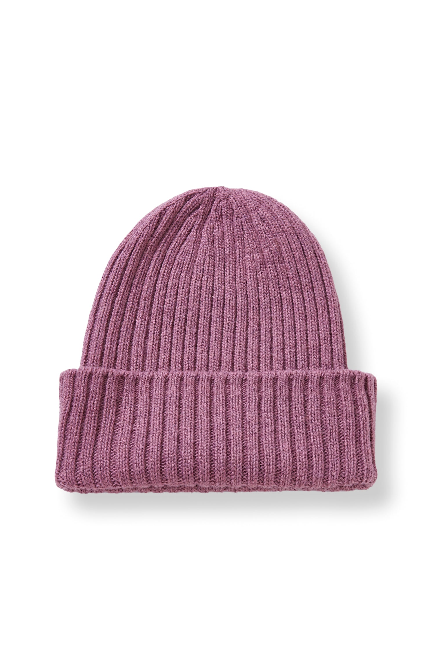 wool cashmere knit hat | wide stripe