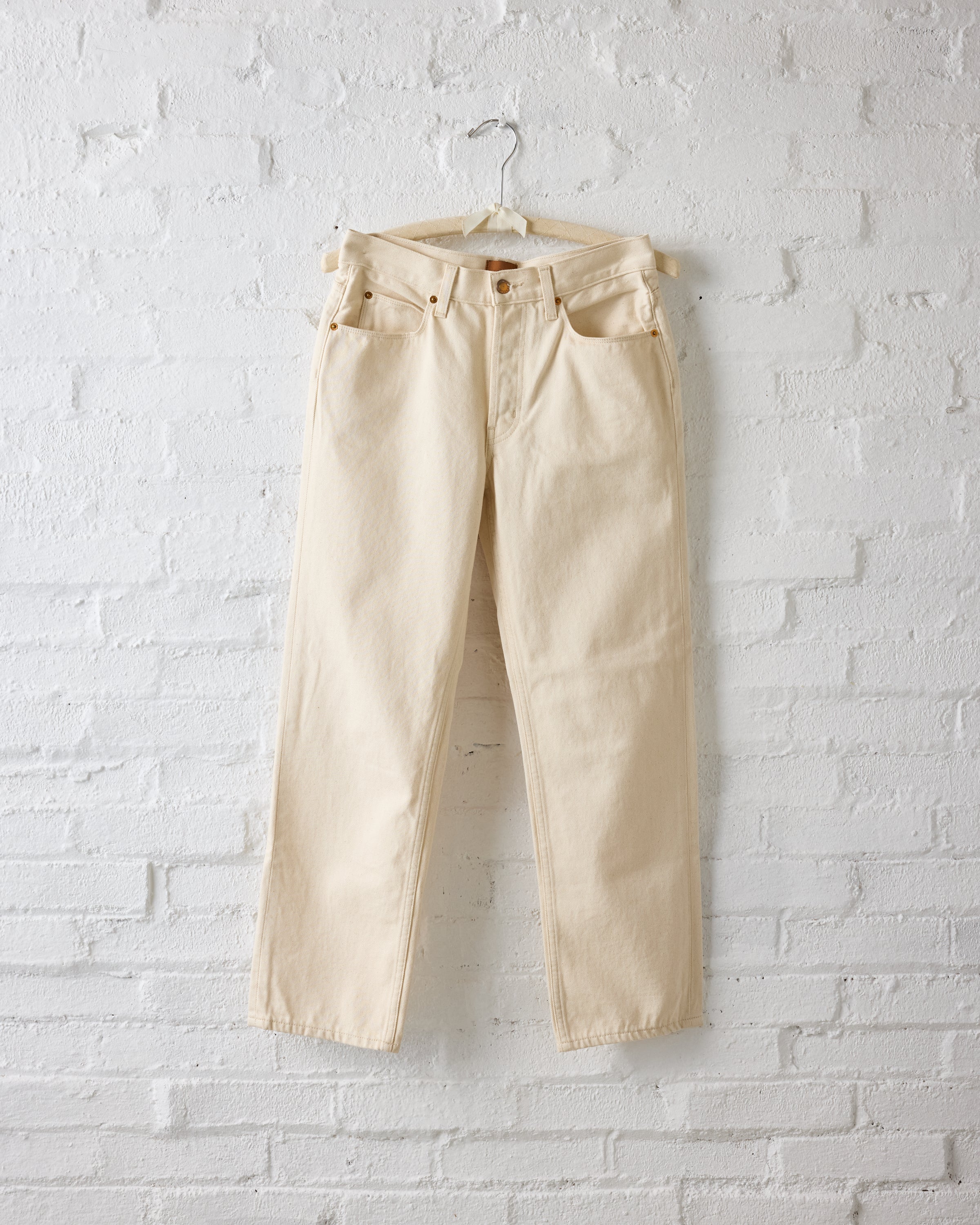 Jamie Haller Creme Denim Jeans