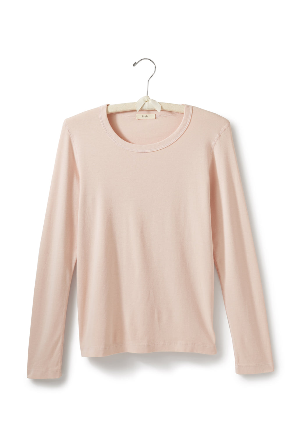long sleeve scoop neck tee shirt