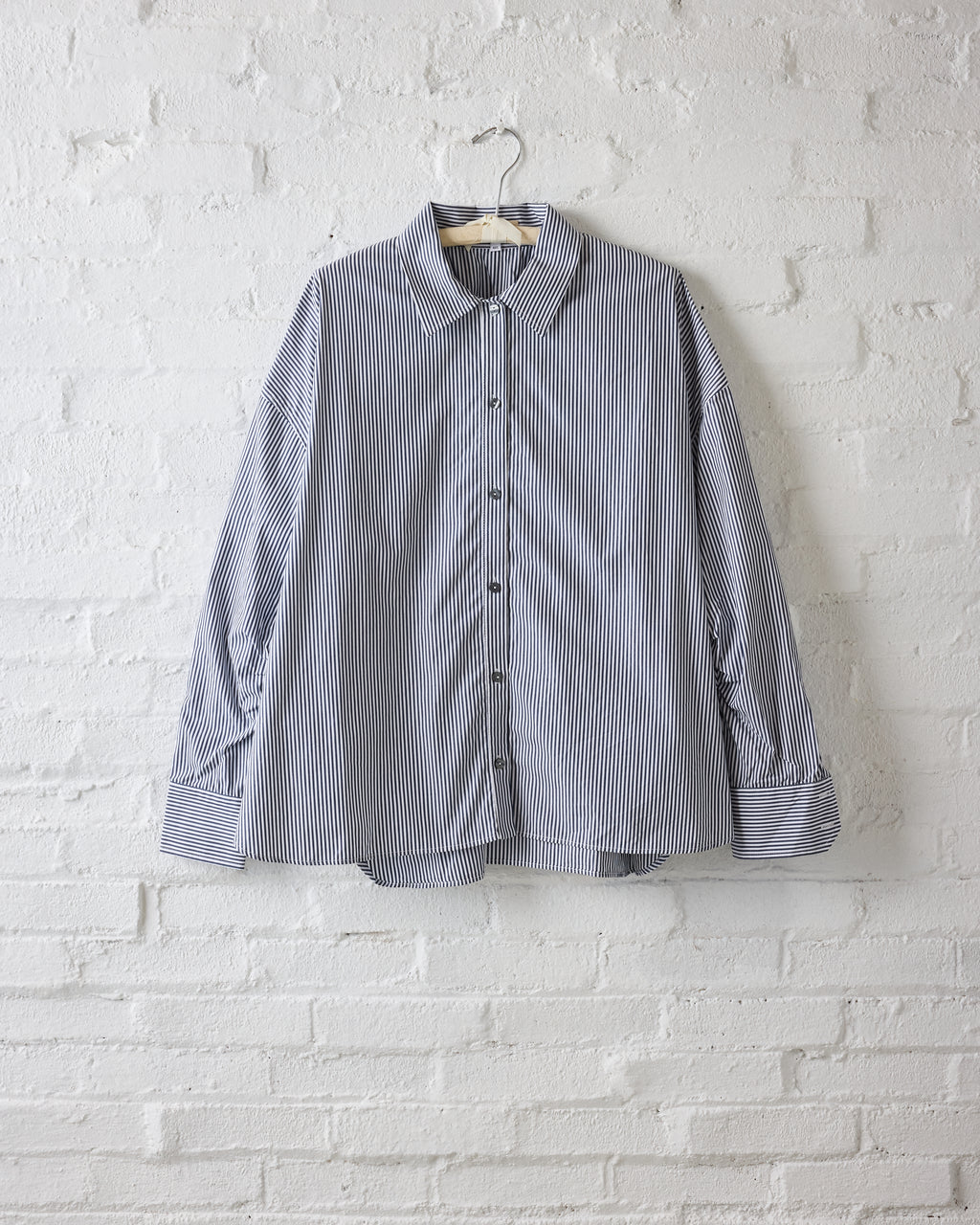 Proche Studio Button Down Pinstripe Shirt