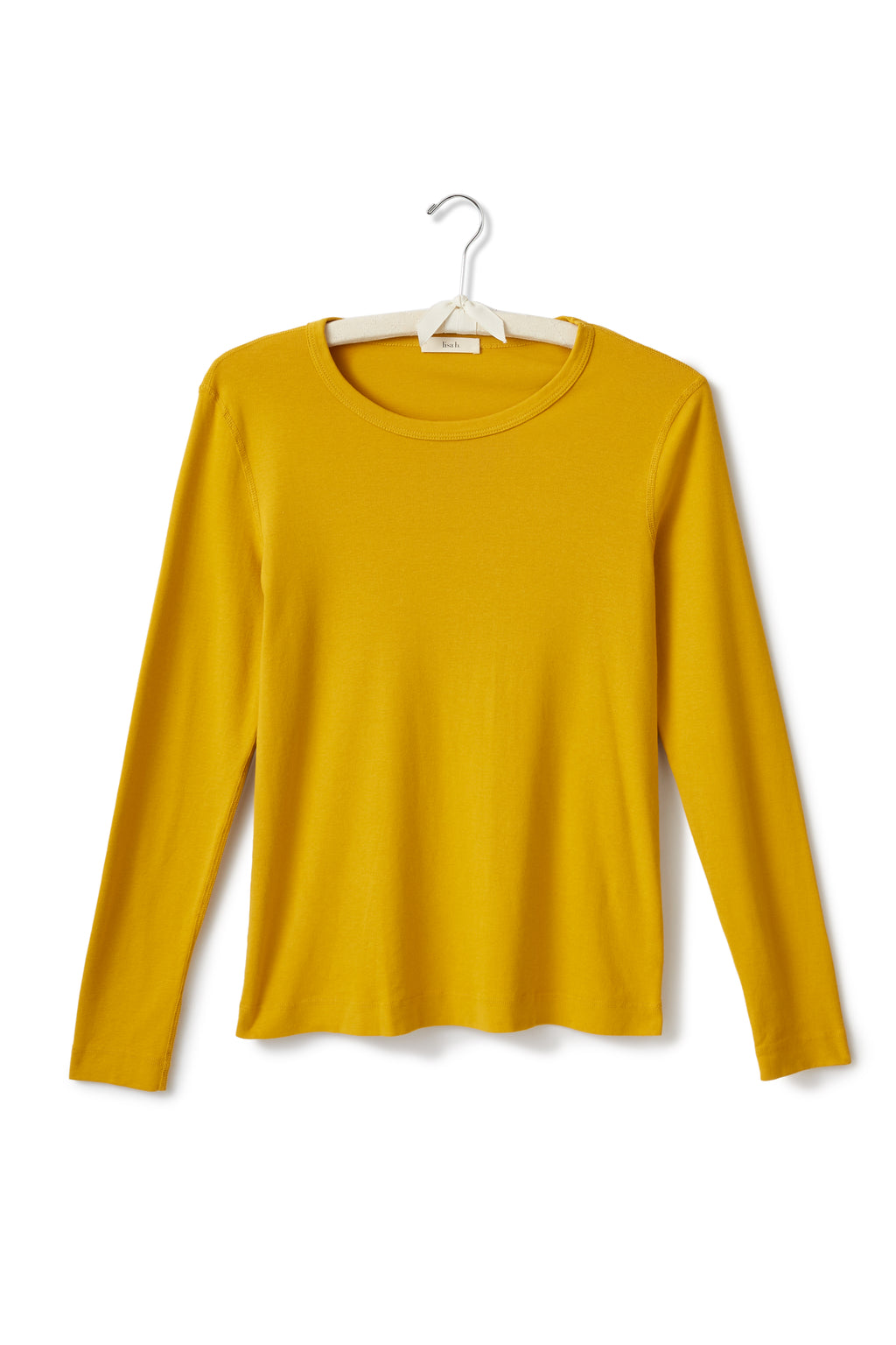 long sleeve scoop neck tee shirt