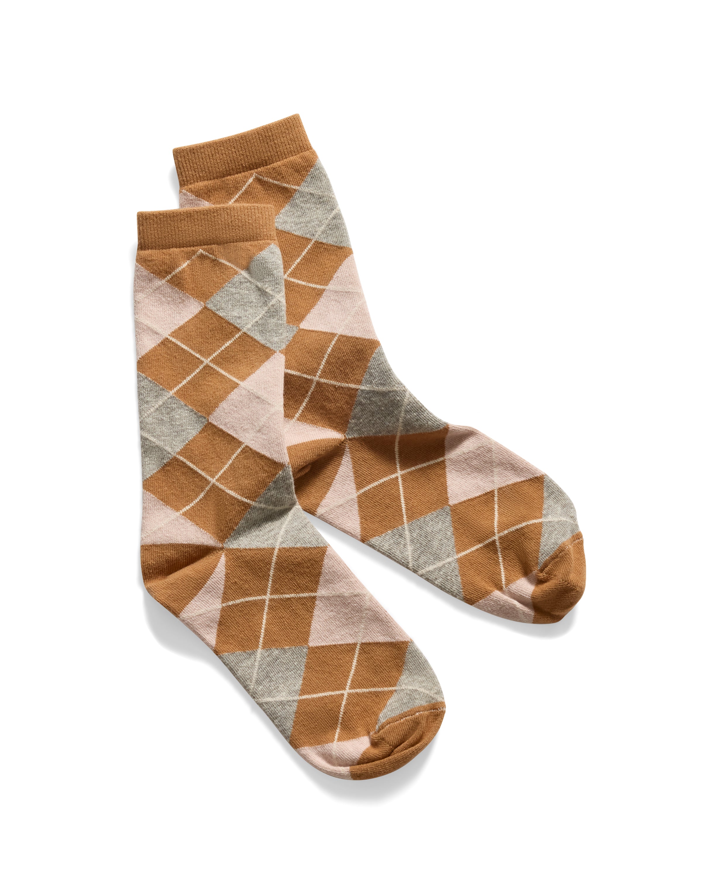cotton women socks | argyle crew
