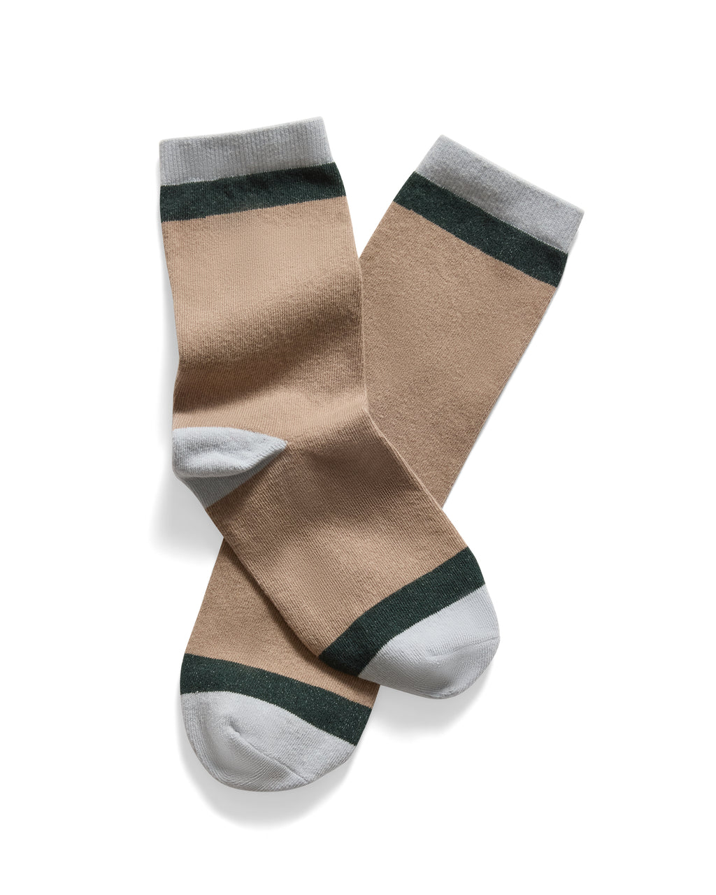 cotton women socks | colorblock crew