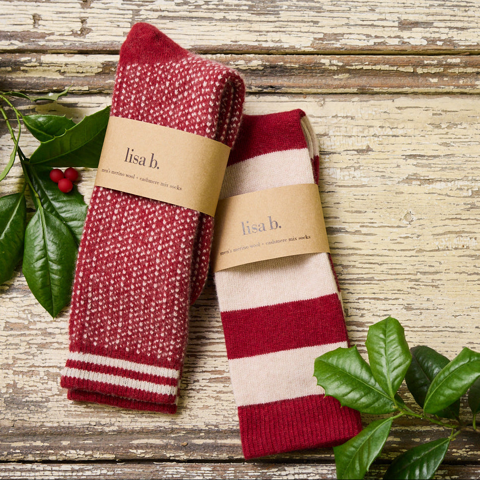 2-pair holiday sock bundles for him