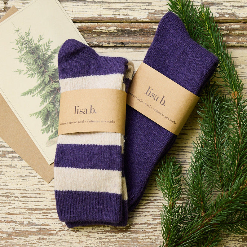 2-pair holiday sock bundles for her