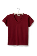 short sleeve v-neck tee shirt