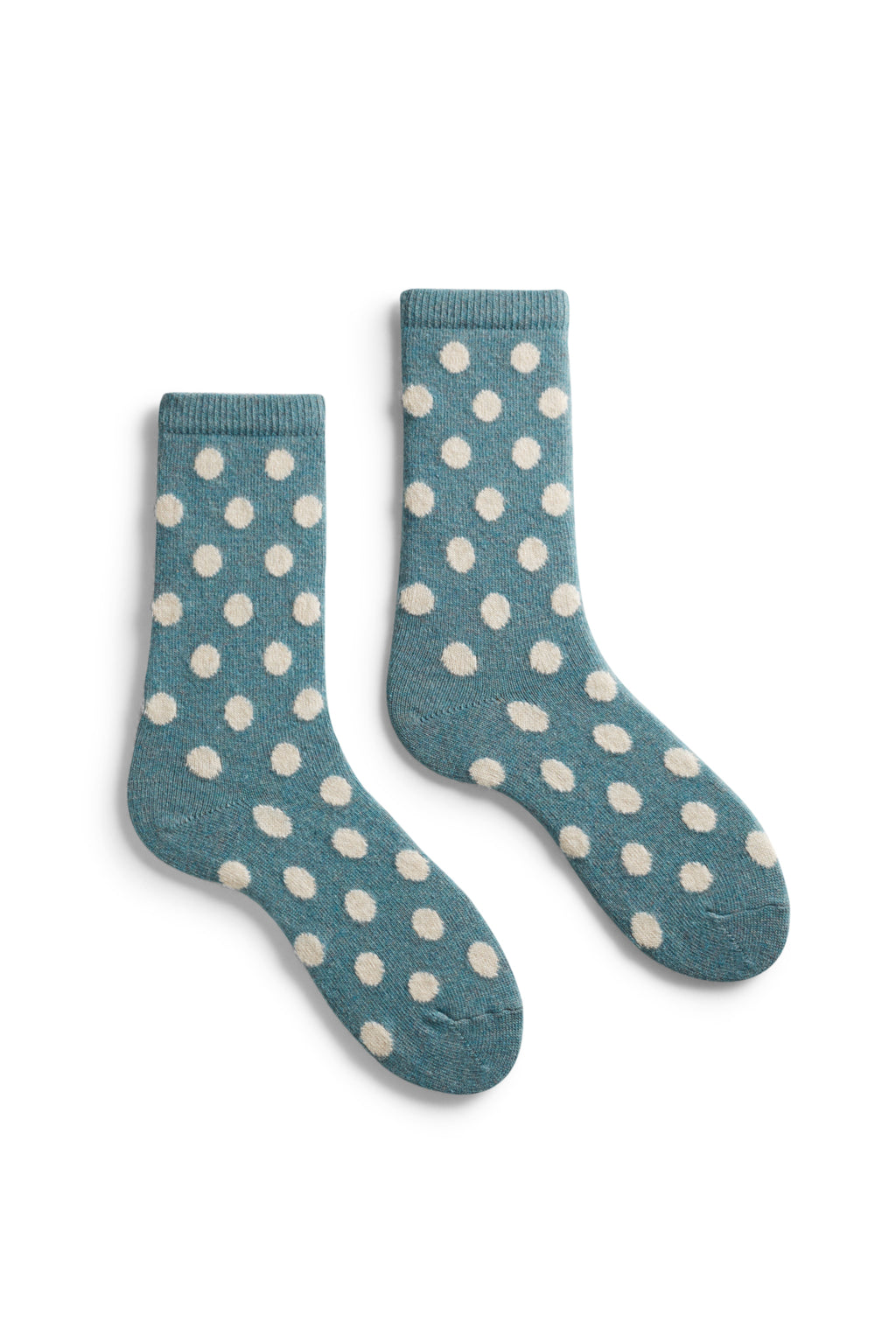 lisa b. wool cashmere women socks | dot crew in mineral