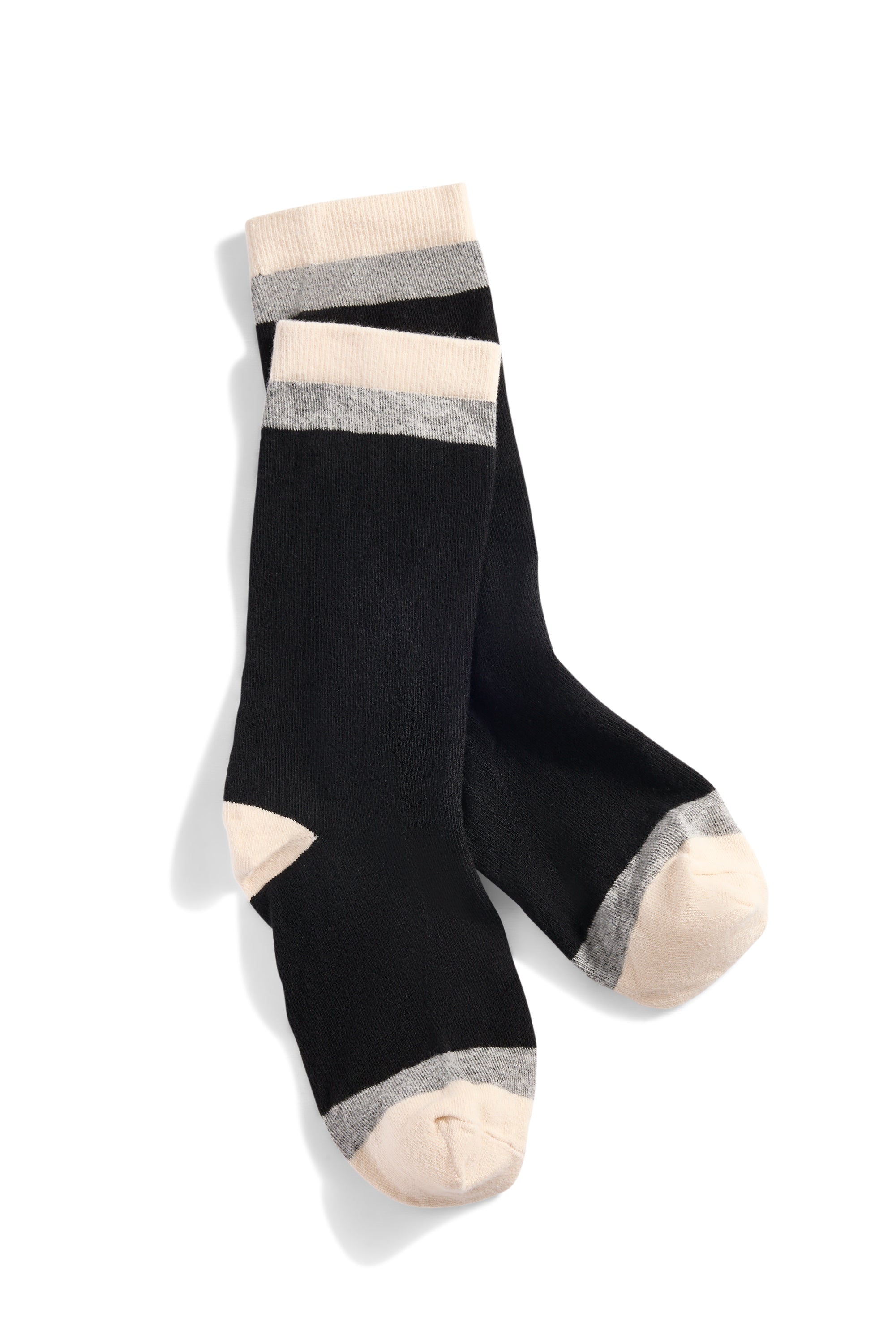 cotton women socks | colorblock crew
