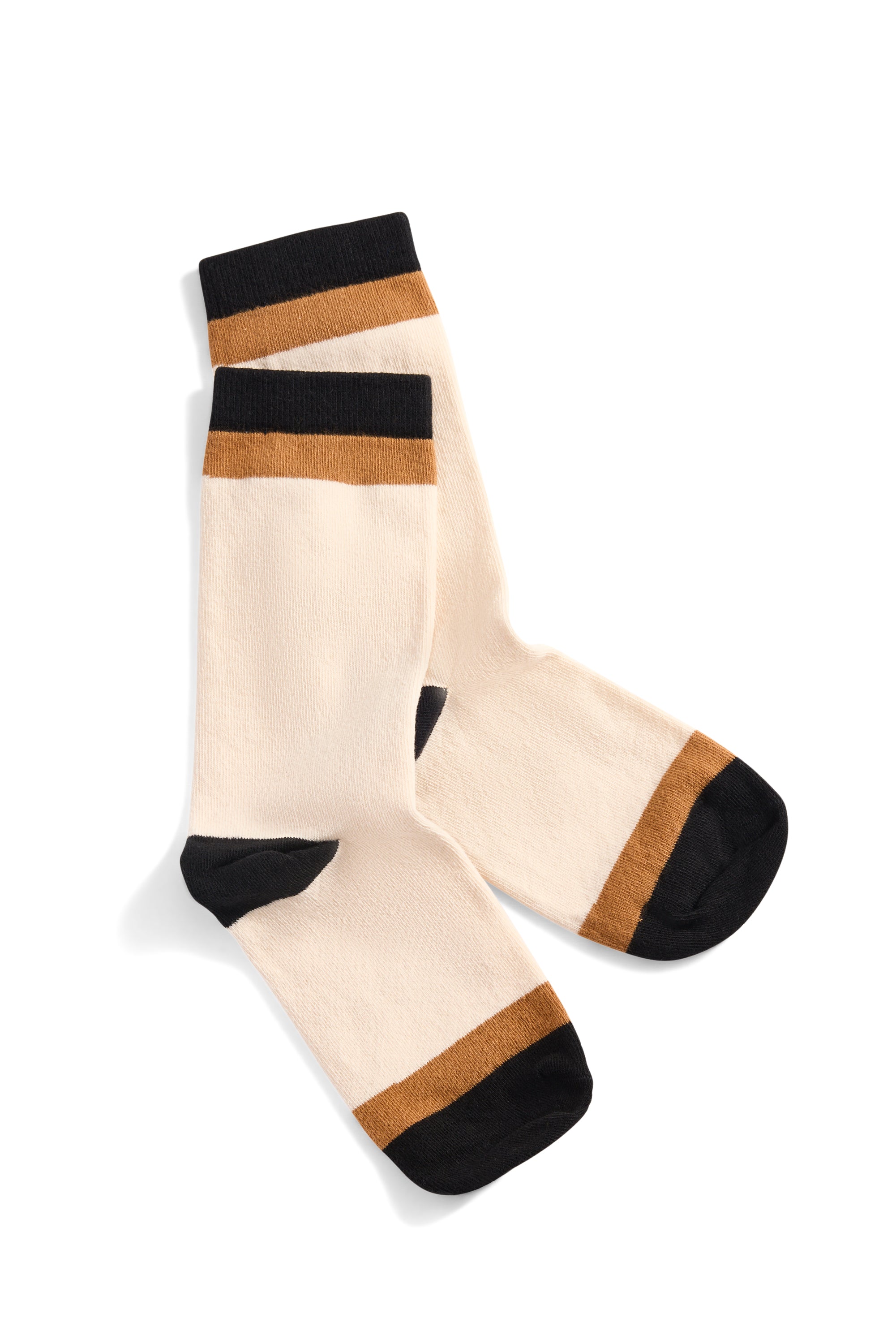 cotton women socks | colorblock crew