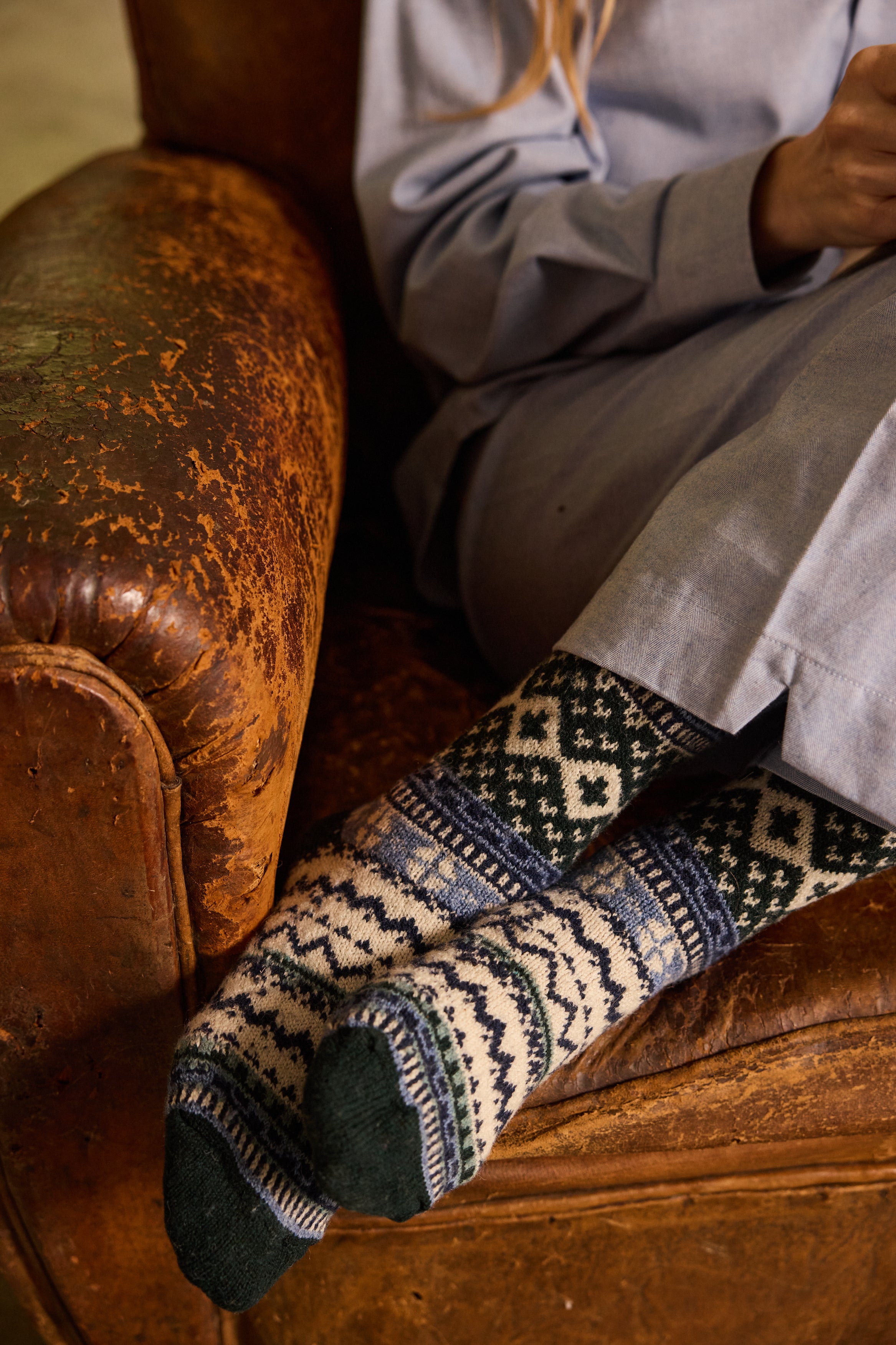 fairisle crew