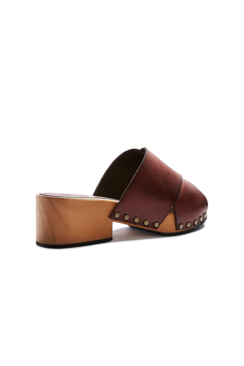 criss-cross slide clogs in acorn Clogs lisa b. 