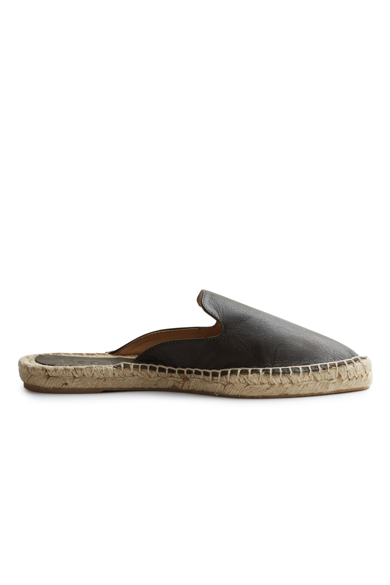 mule espadrille in olive