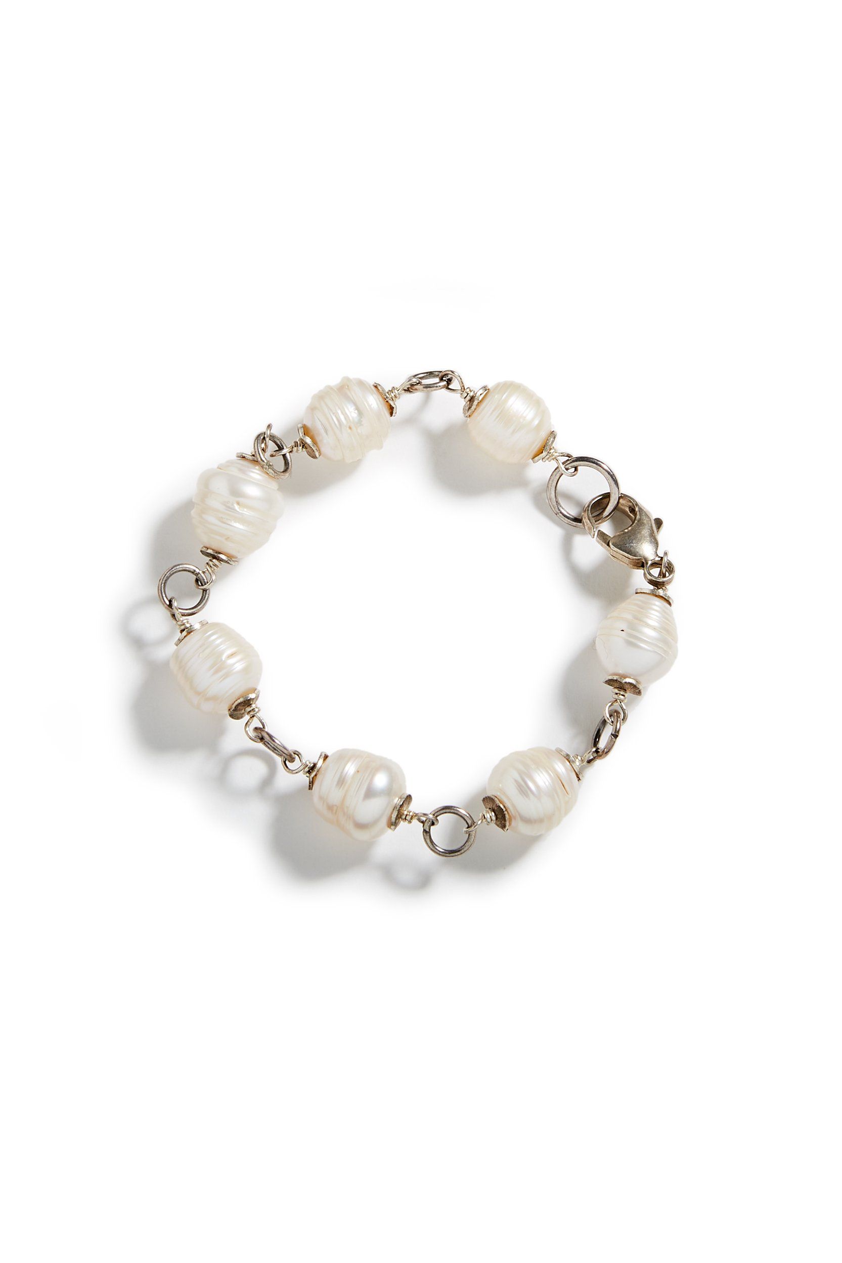 Halo Pearl Bracelet FINDS lisa b. 