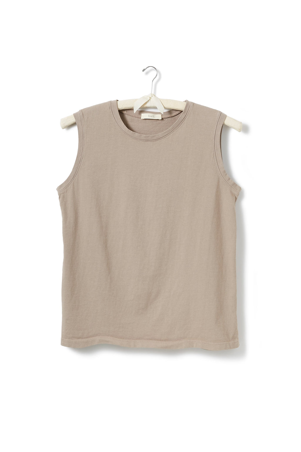 muscle tee shirt Cotton Knits lisa b. clay x-small (0-2) 
