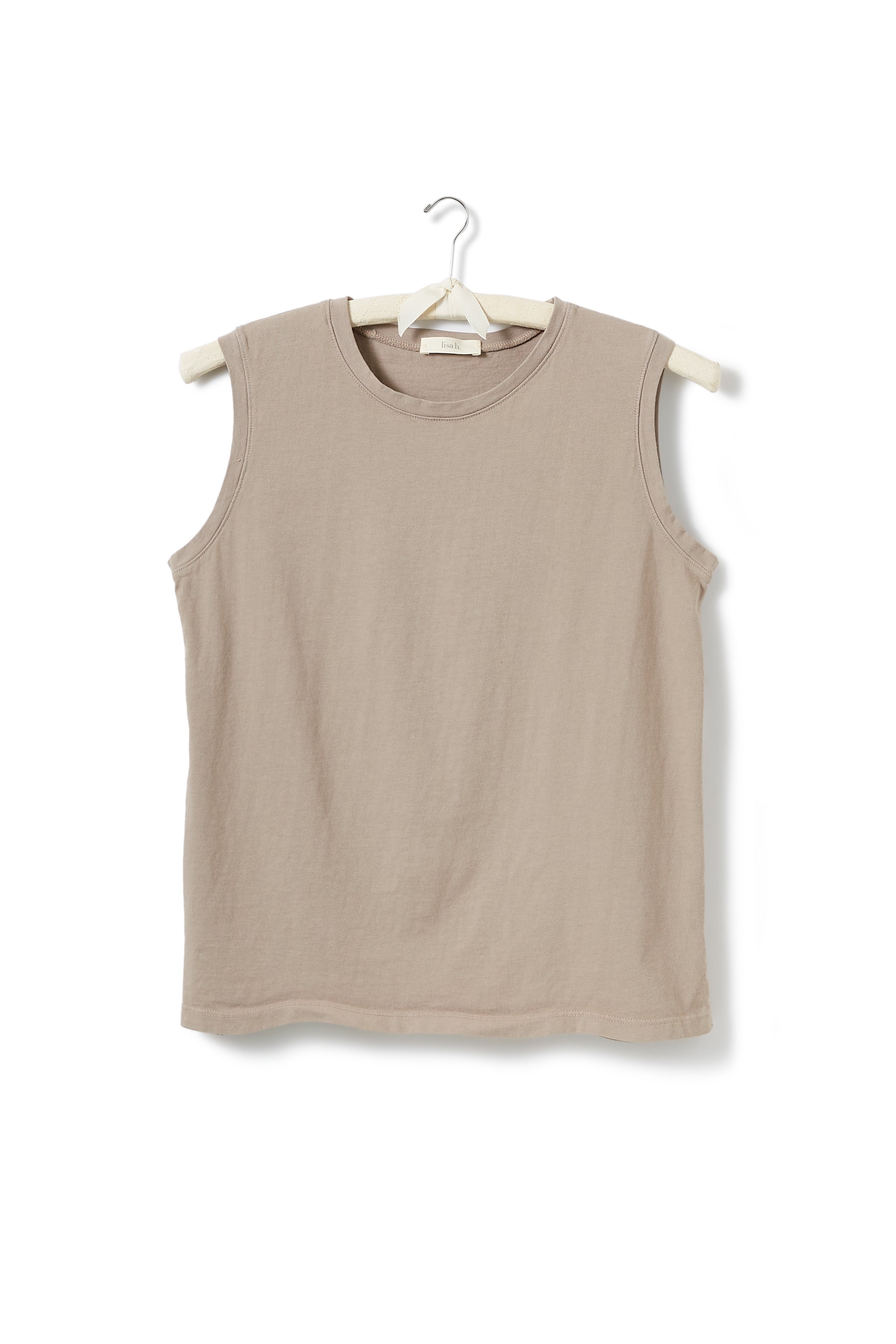 muscle tee shirt Cotton Knits lisa b. clay x-small (0-2) 