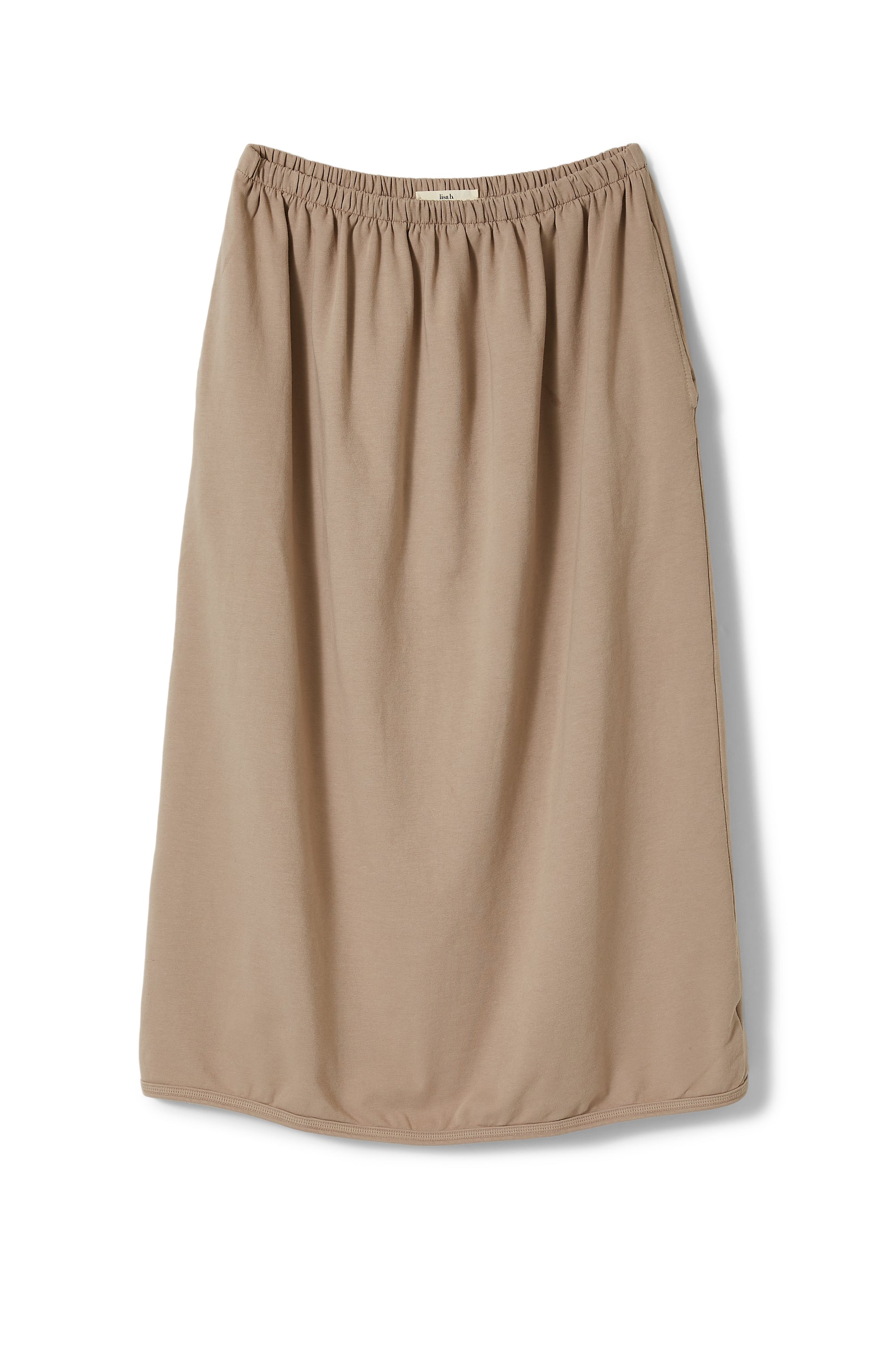 lisa b. cotton skirt in clay