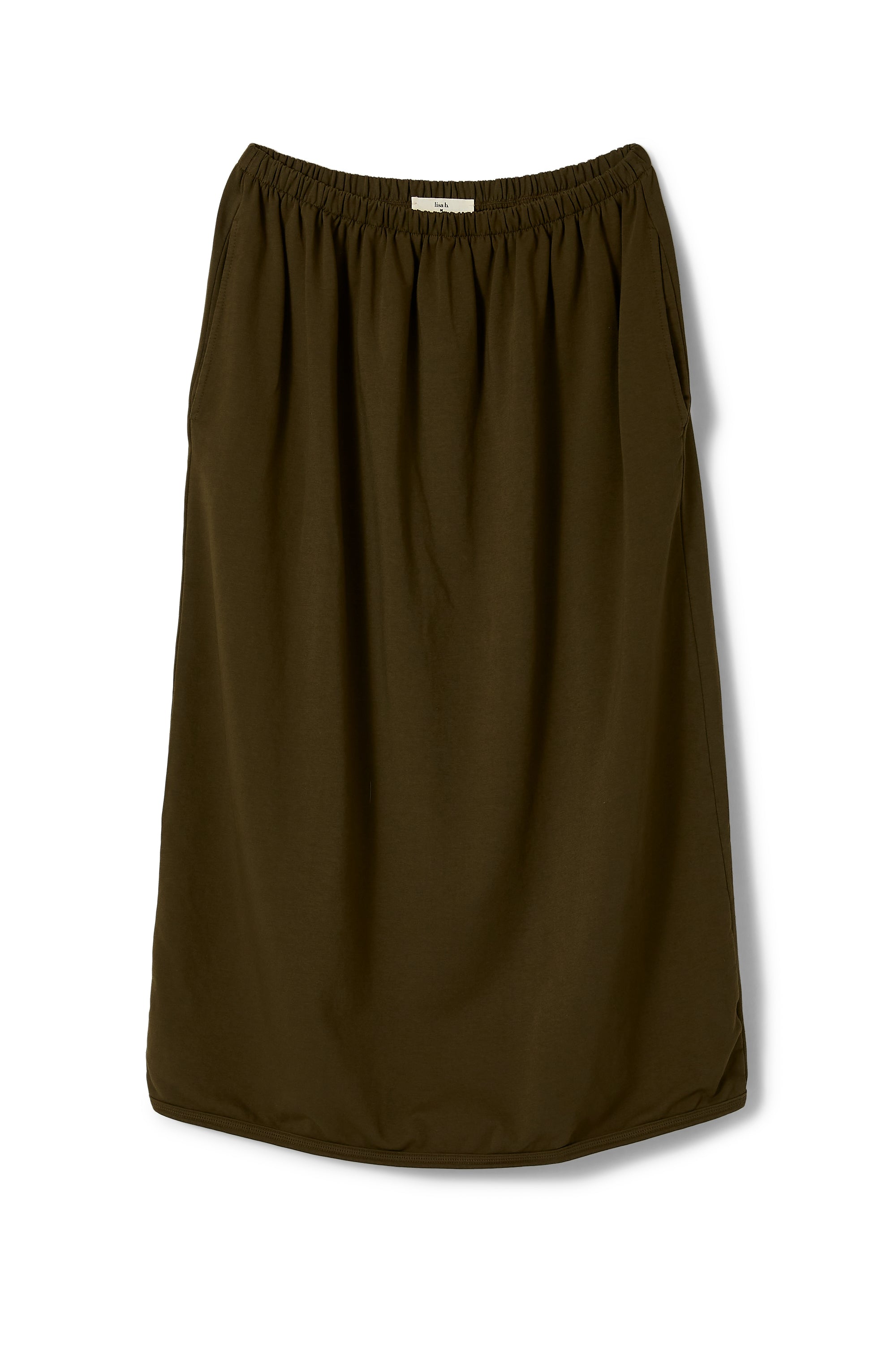 lisa b. cotton skirt in olive