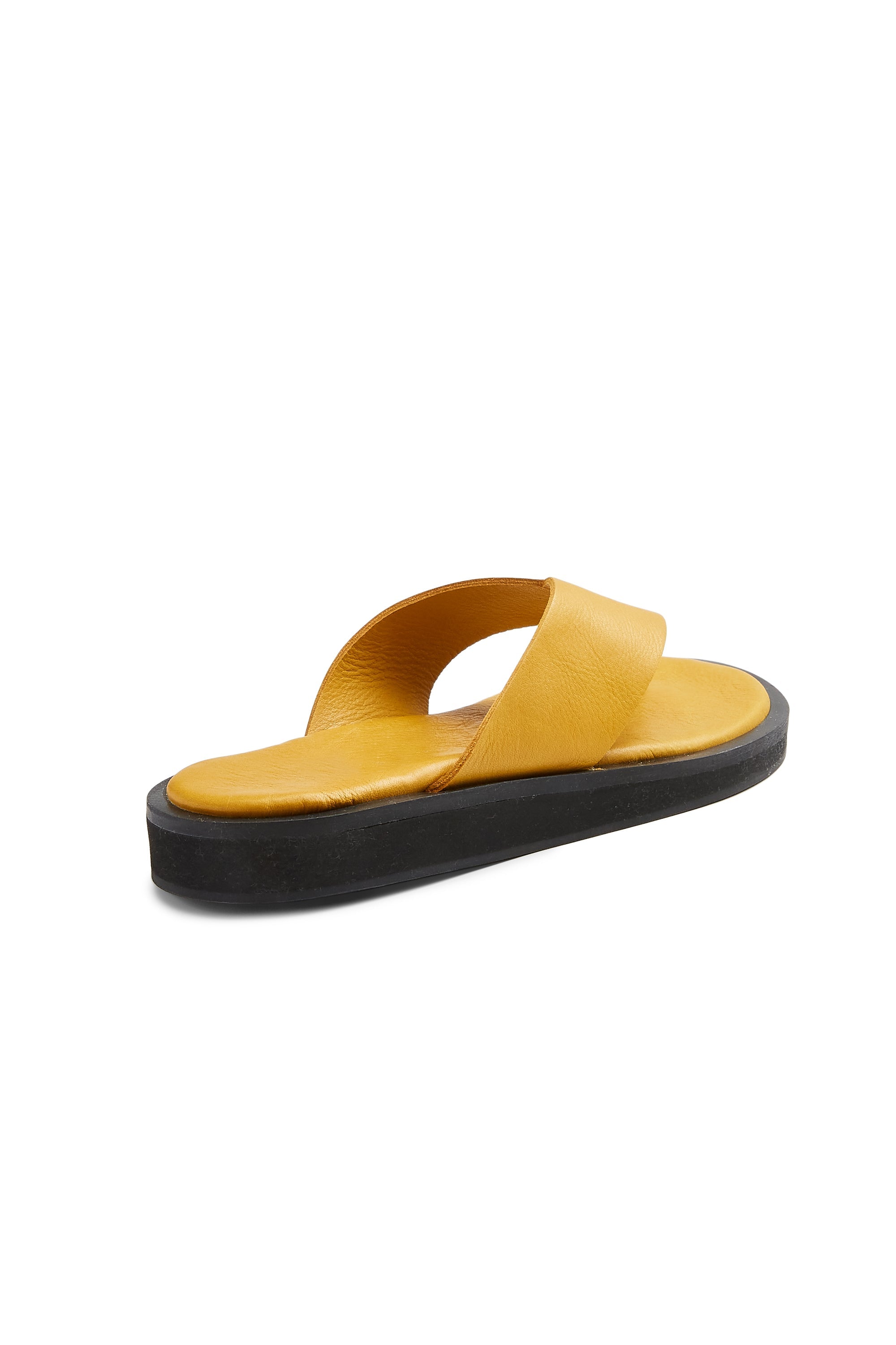 leather thong in mustard - ships end of April Thongs lisa b. 
