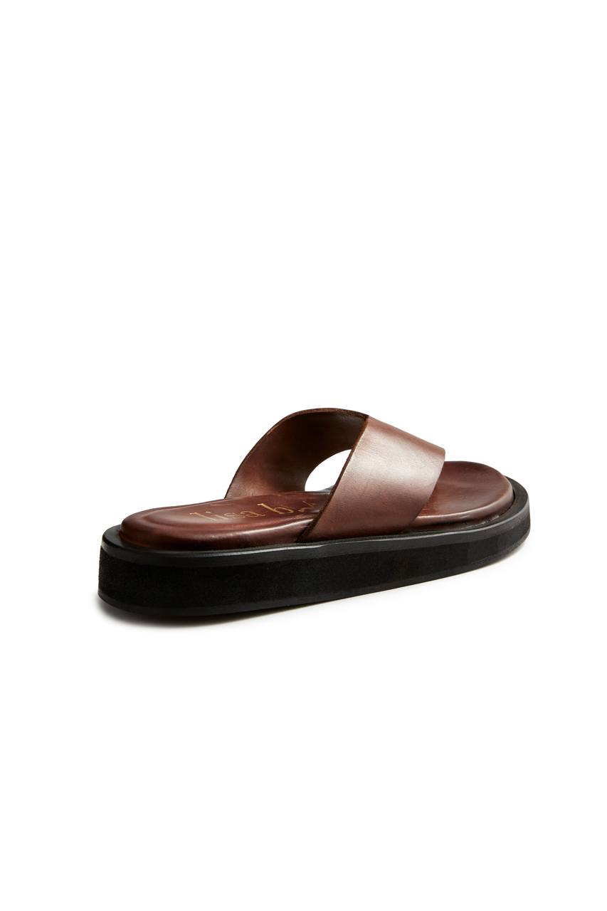 leather thong in acorn Thongs lisa b. 