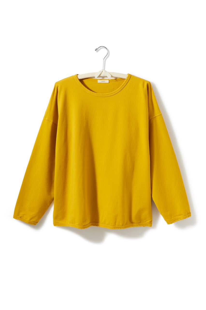 lounge shirt Cotton Knits lisa b. mustard one size 