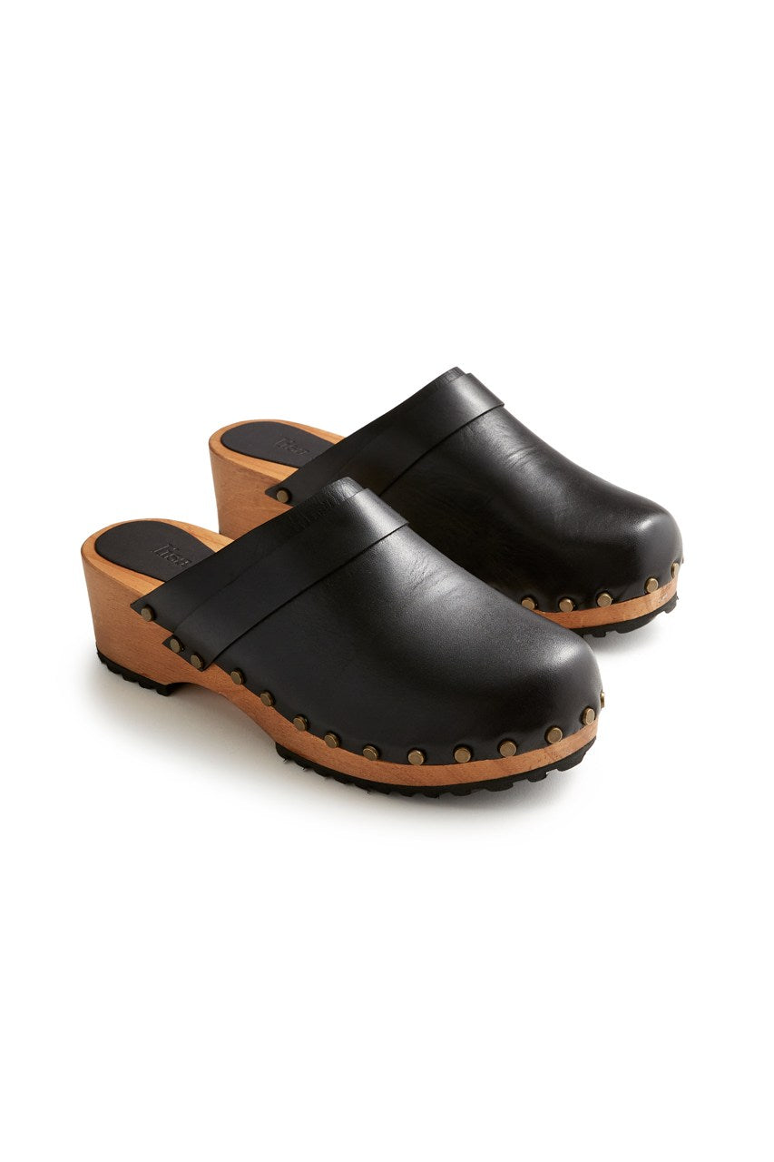 low heel classic clogs in black Clogs lisa b. black 36 (US 5.5-6)