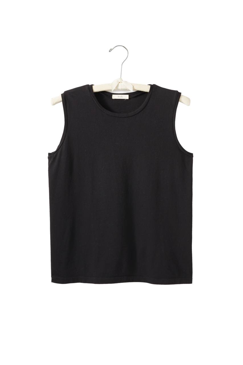 muscle tee shirt Cotton Knits lisa b. black x-small (0-2) 