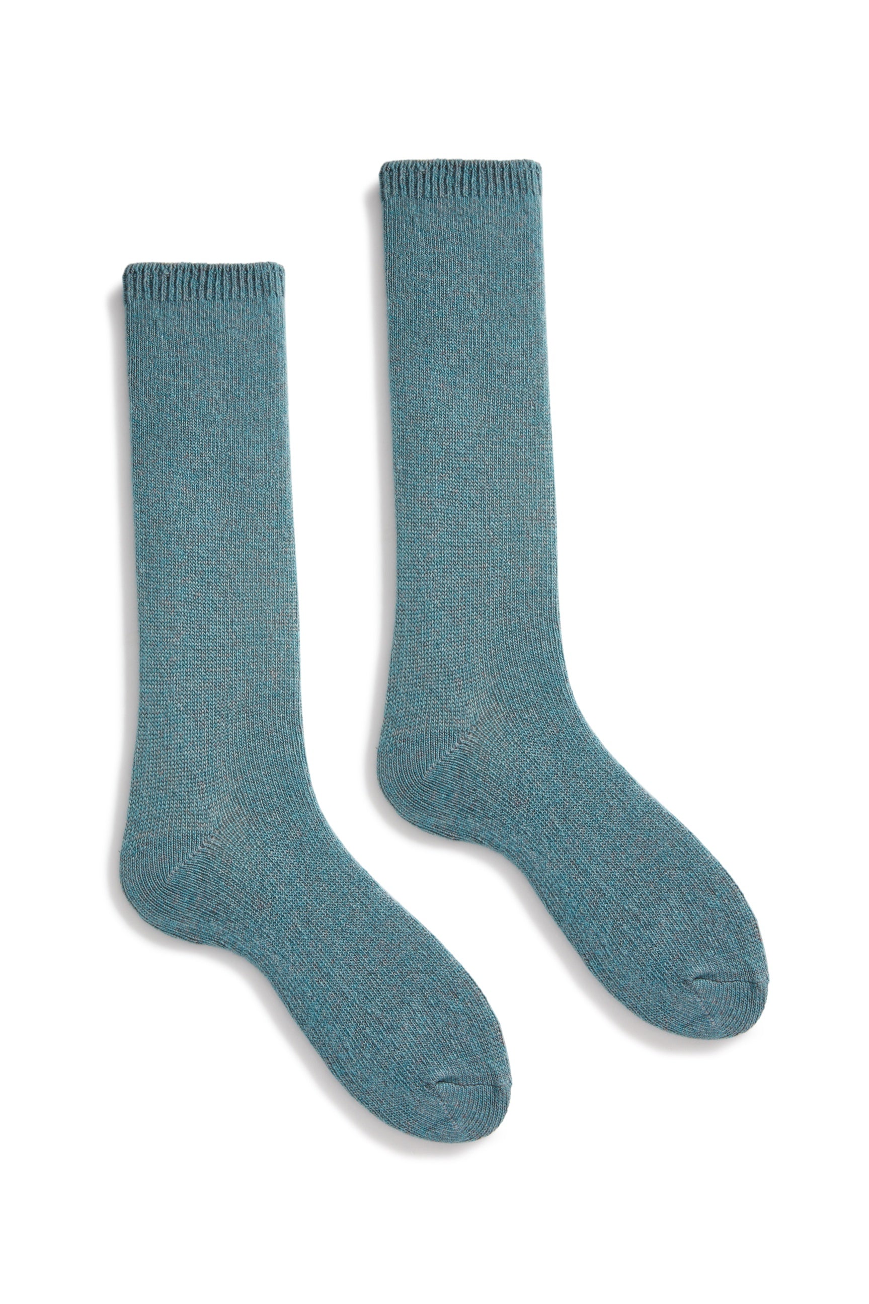 lisa b. wool cashmere women socks | solid crew in mineral 